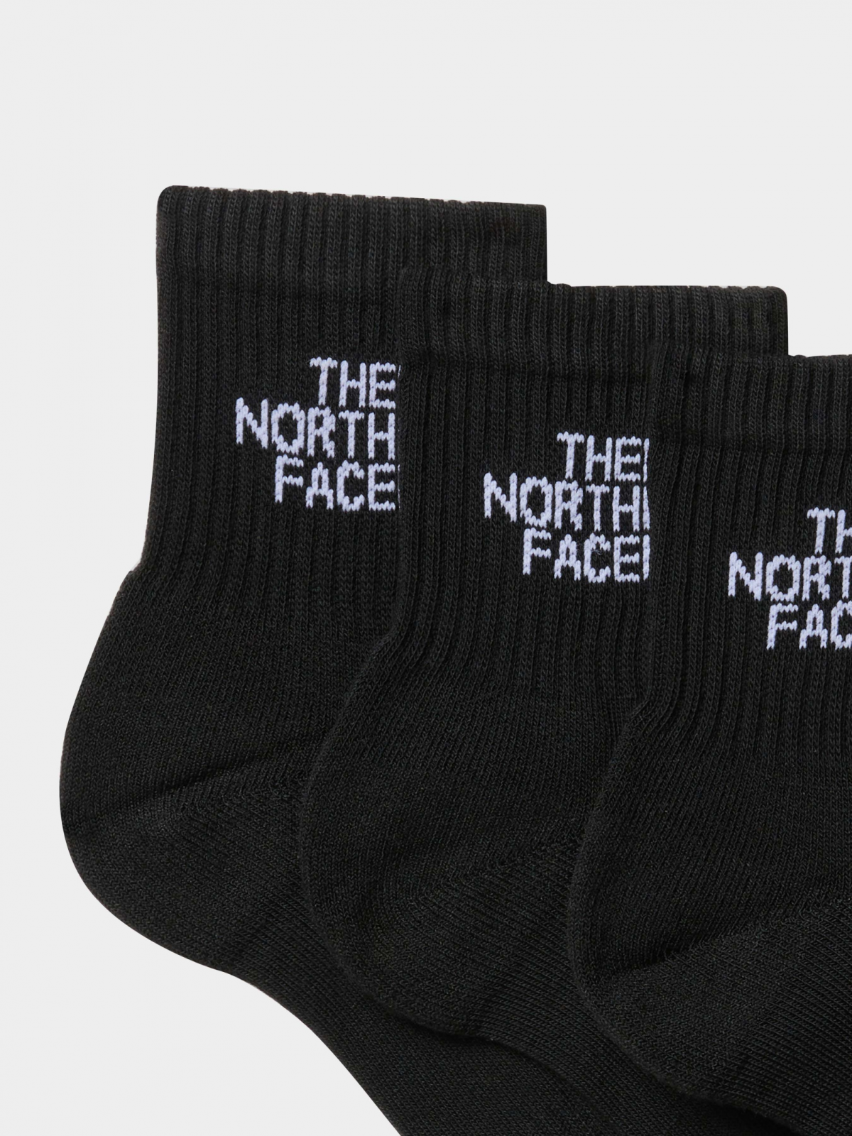 Шкарпетки MLSPRT S CSH QRTR 3P TNF 0A882GJK31 THE NORTH FACE L Чорний — фото 2