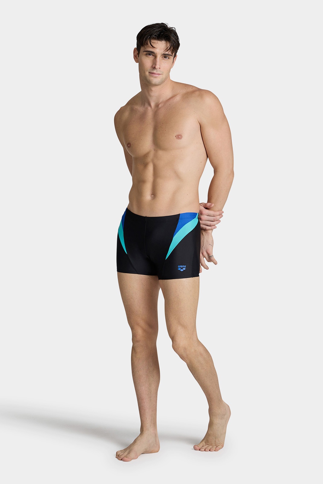 Плавки SWIM SHORT PANEL 005912-578 Arena 100 Чорний — фото 3