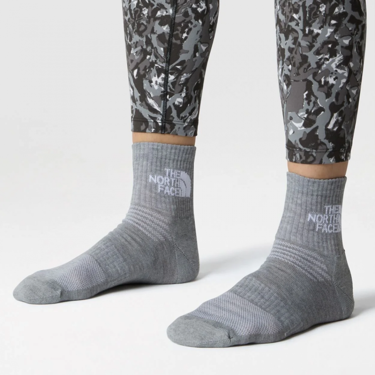 Шкарпетки MULTI SPORT CUSH QUARTER S 0A882G3OW1 THE NORTH FACE L Чорний — фото 6