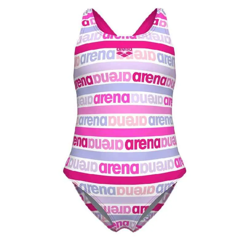 Купальник дитячий FRIENDS SWIMSUIT SWIM PRO AO 006302-901 Arena 2/3. Розовий — фото 2
