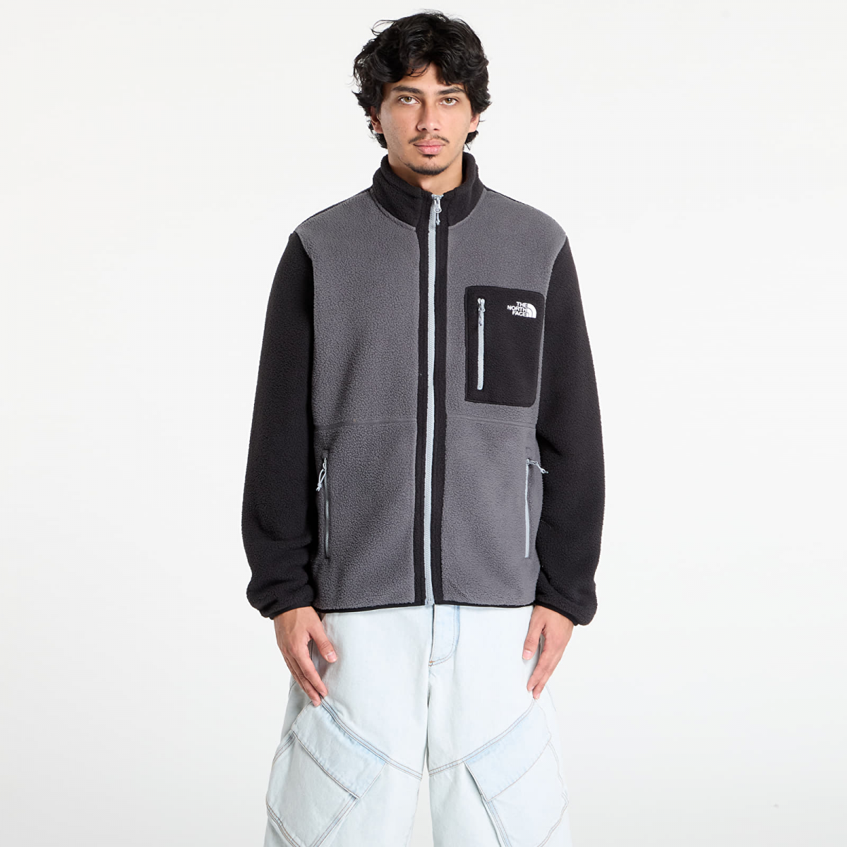 Кофта M YUMIORI FULL ZIP ANTHRACITE 0A883RWVO1 THE NORTH FACE L Темно-сірий — фото 2
