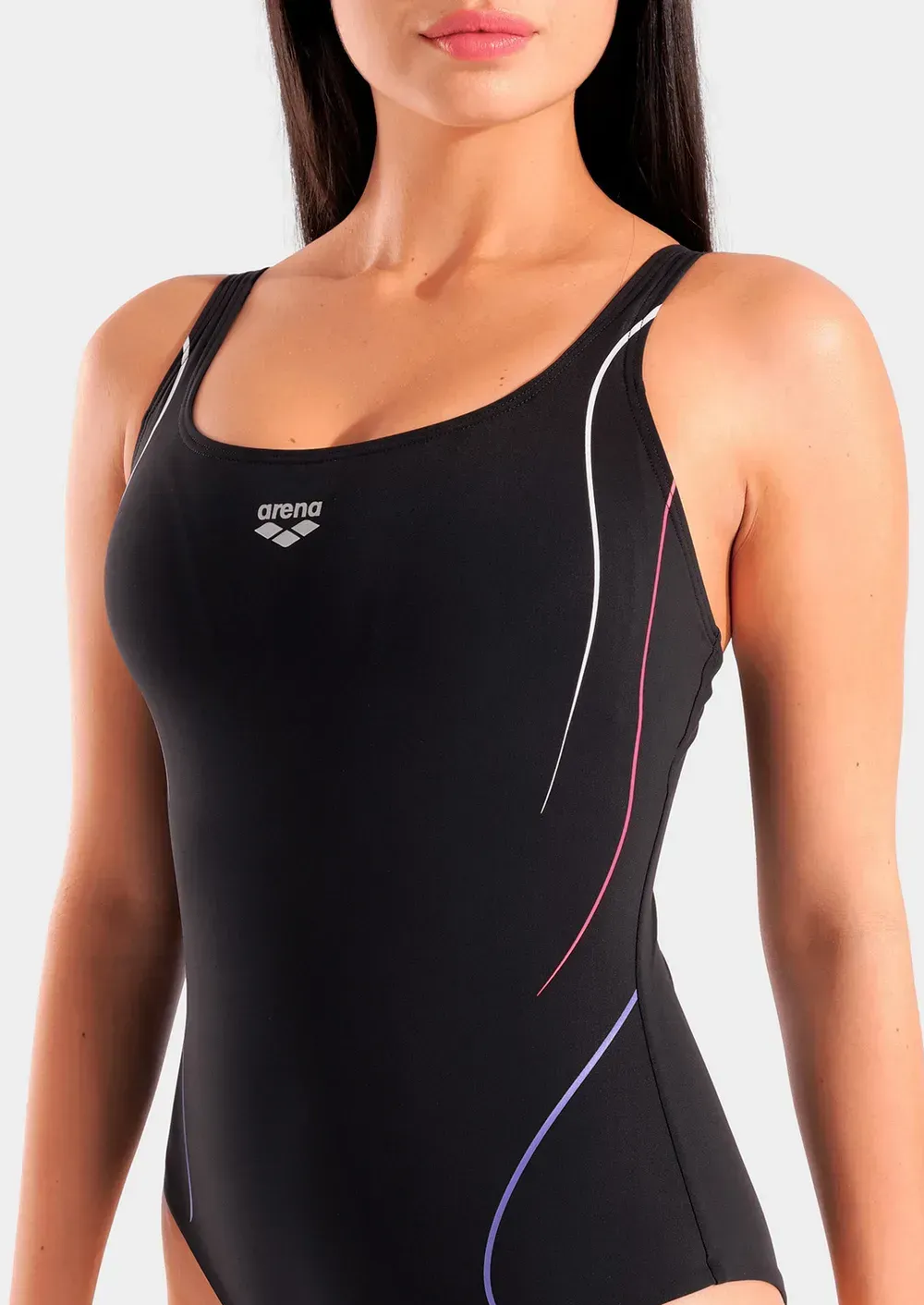 Купальник SWIMSUIT LUDOVICA SOFT CURVE B 010353-590 Arena 38 Чорний — фото 4