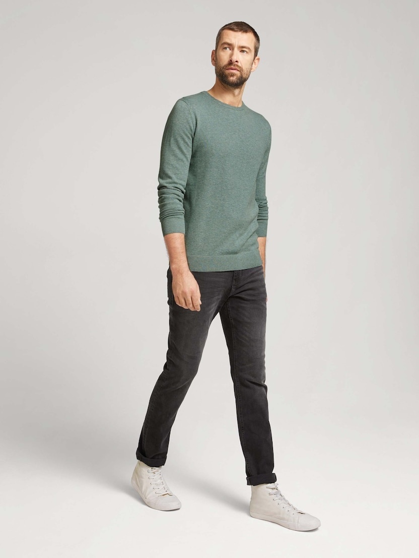 Кофта basic crew neck sweater 1027299XX1028732 Tom Tailor XXXL Зелений — фото 5