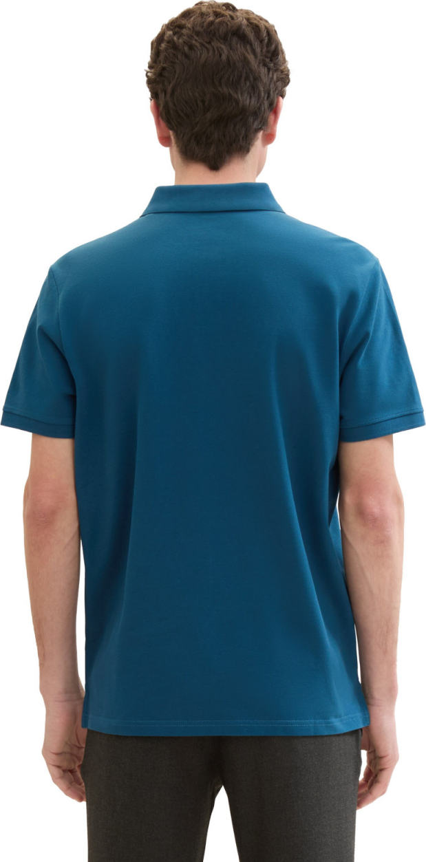 Поло Basic Polo Shirt 1031006ХХ13353 Tom Tailor XXL Синій — фото 4