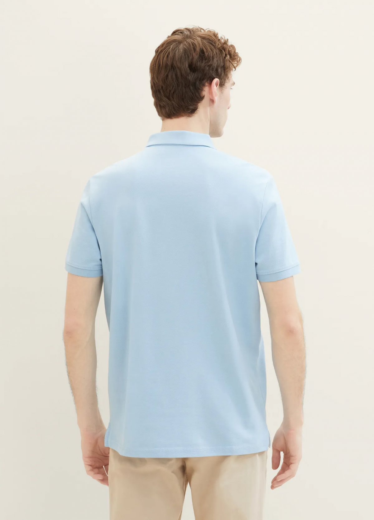 Поло Basic Polo Shirt 1031006-32245 Tom Tailor XXL Блакитний — фото 4