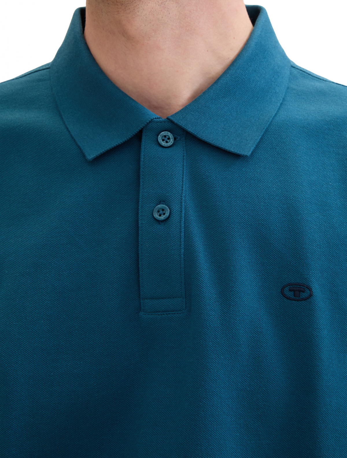 Поло Basic Polo Shirt 1031006ХХ13353 Tom Tailor XXL Синій — фото 5