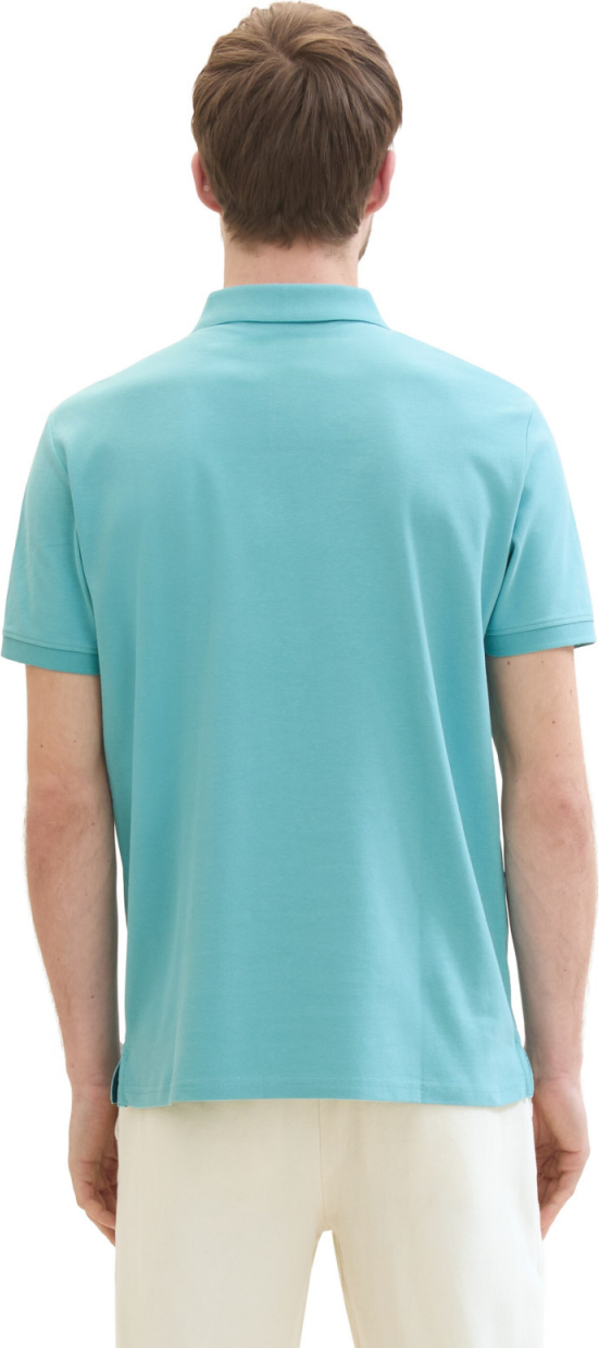 Поло Basic Polo Shirt 1031006ХХ35272 Tom Tailor L Блакитний — фото 4