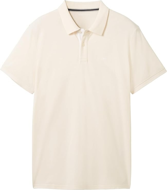 Поло Basic Polo Shirt 1031006-35767 Tom Tailor XXL Бежевий — фото 7