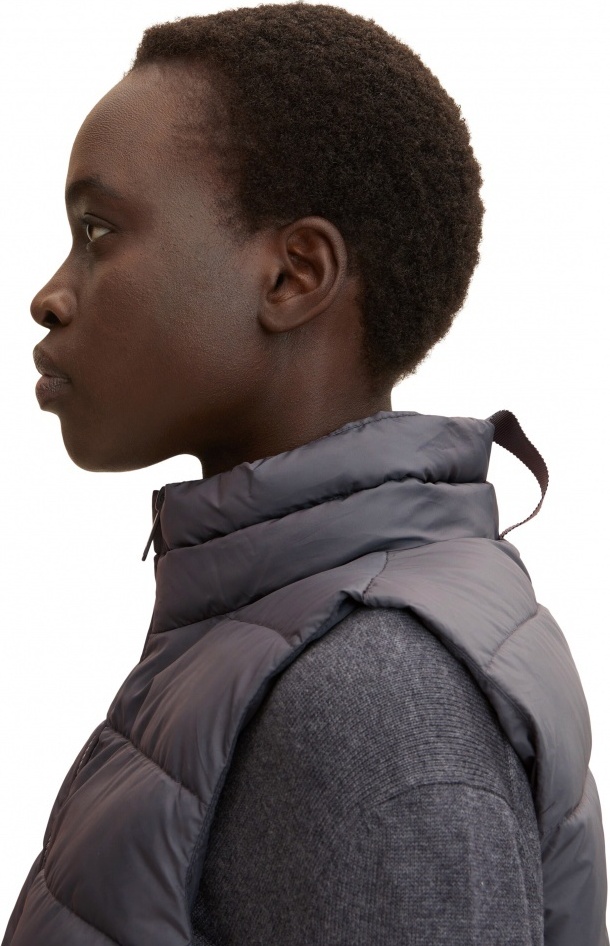 Жилет ultra lightweight vest 1031311-15417 Tom Tailor XS Темно-сірий — фото 6