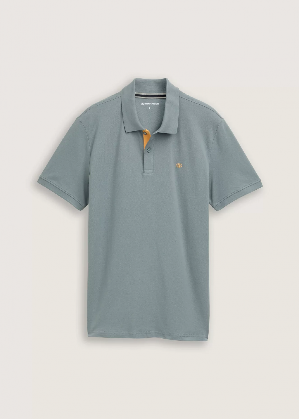 Поло Basic Polo Shirt 1031006-31090 Tom Tailor XXL Зелений — фото 6