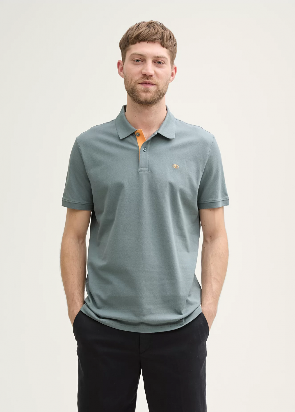 Поло Basic Polo Shirt 1031006-31090 Tom Tailor XXL Зелений — фото 1