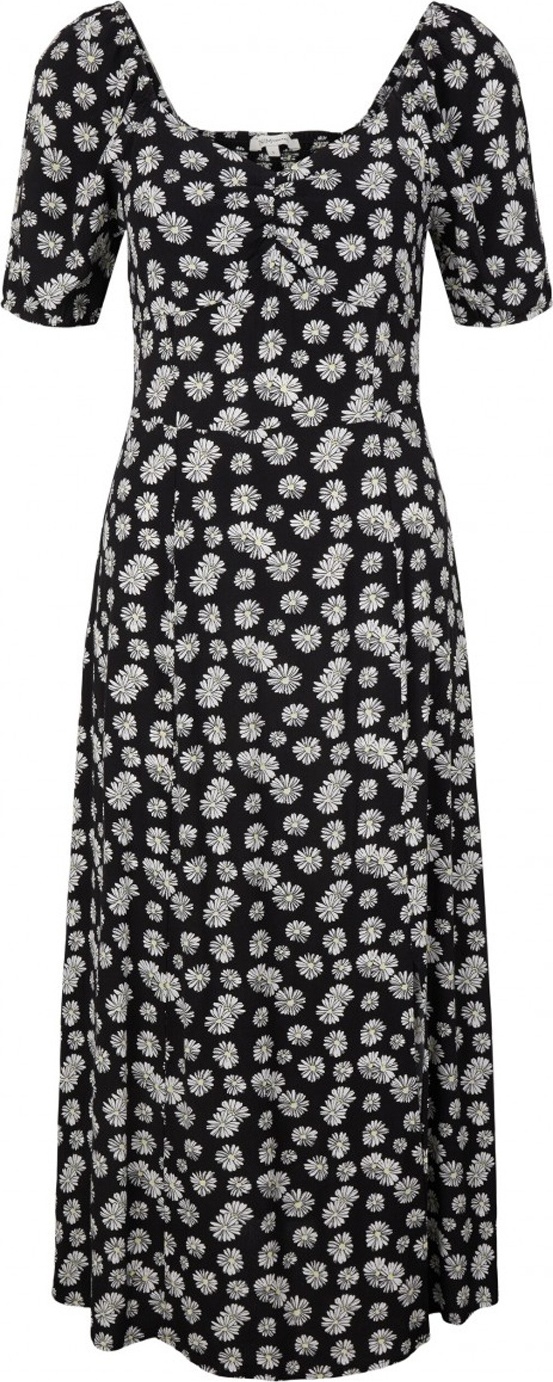 Сукня fitted allover printed dress 1031324-29563 Tom Tailor M Чорний — фото 8