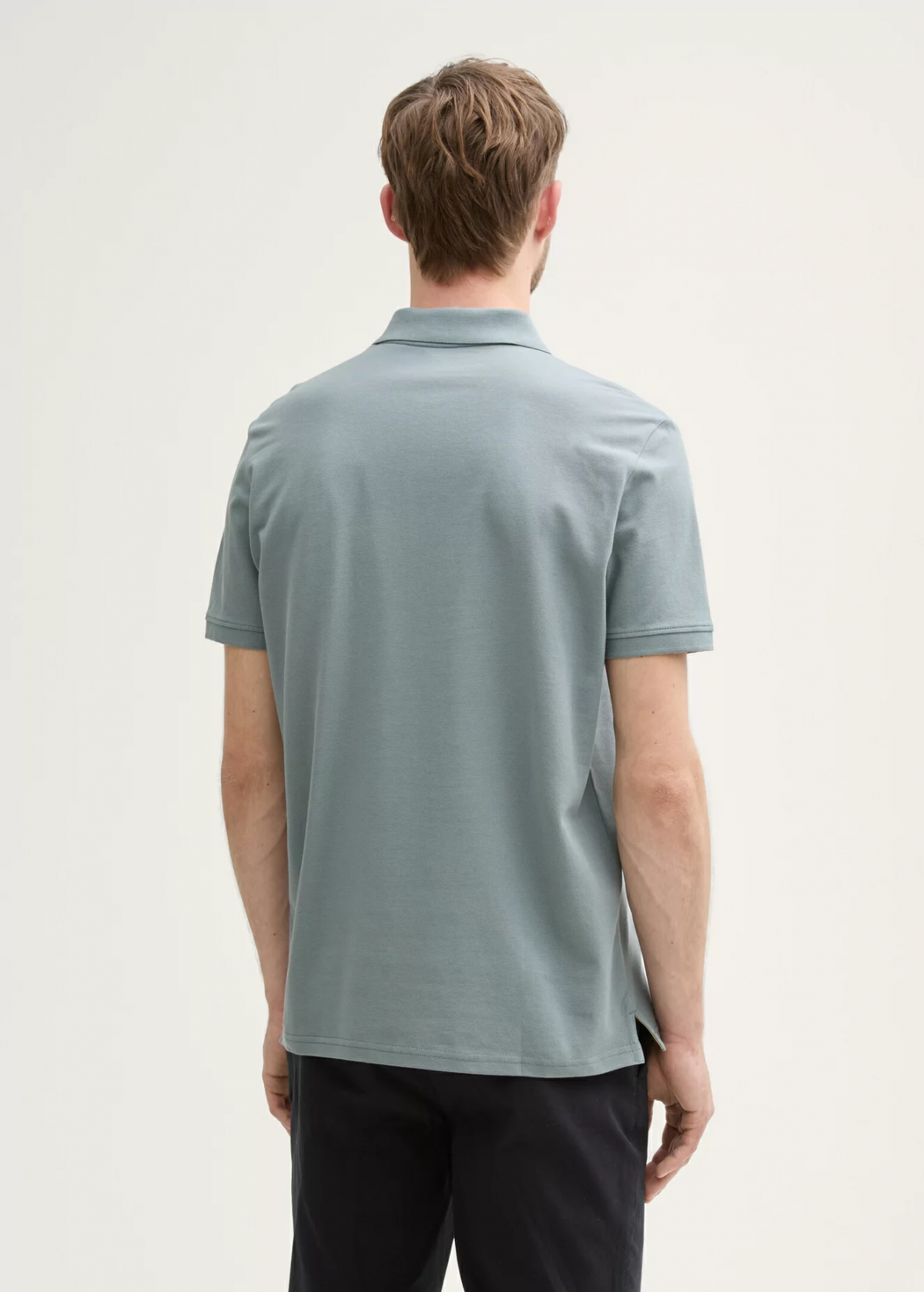 Поло Basic Polo Shirt 1031006-31090 Tom Tailor XXL Зелений — фото 4