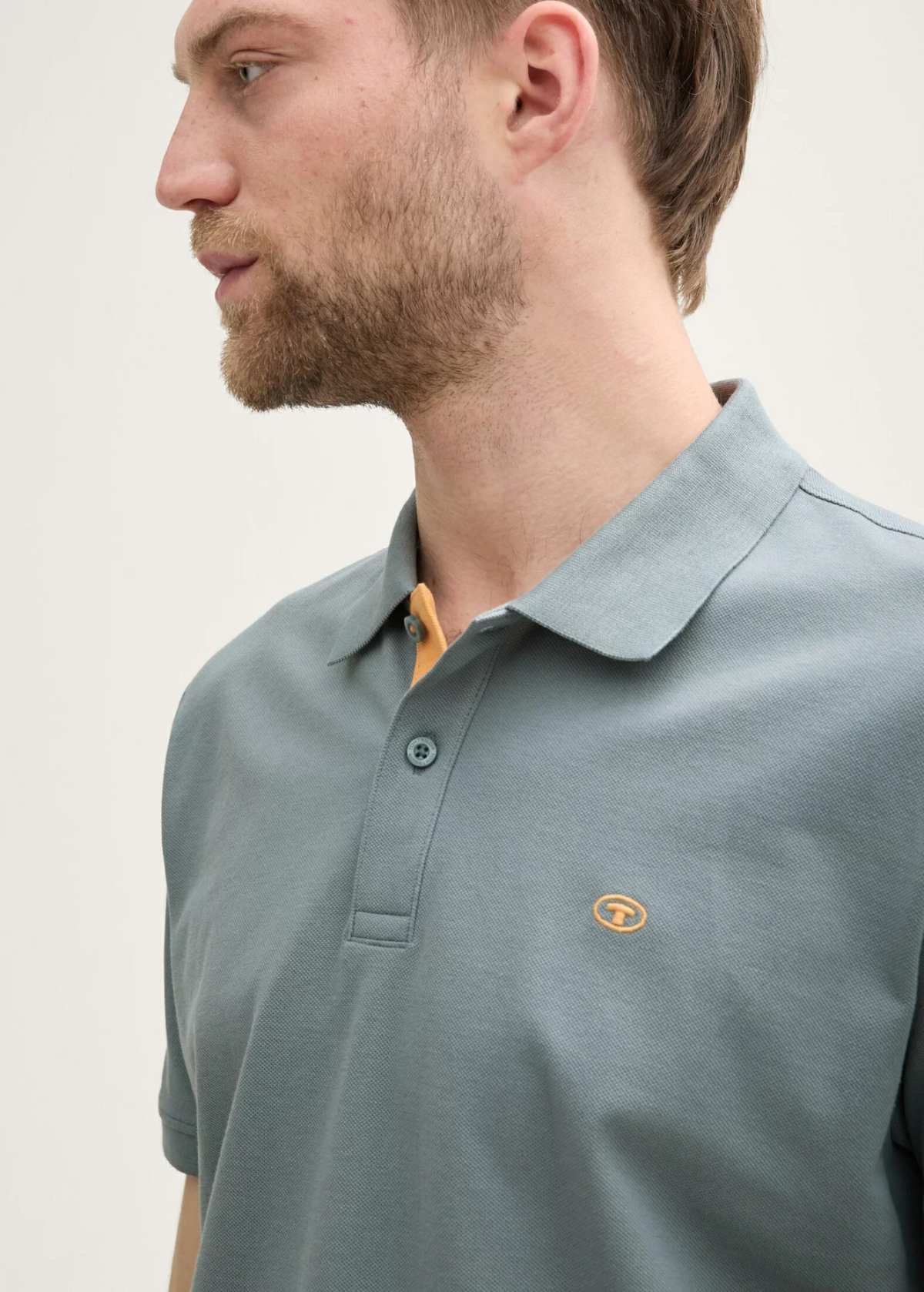 Поло Basic Polo Shirt 1031006-31090 Tom Tailor XXL Зелений — фото 5