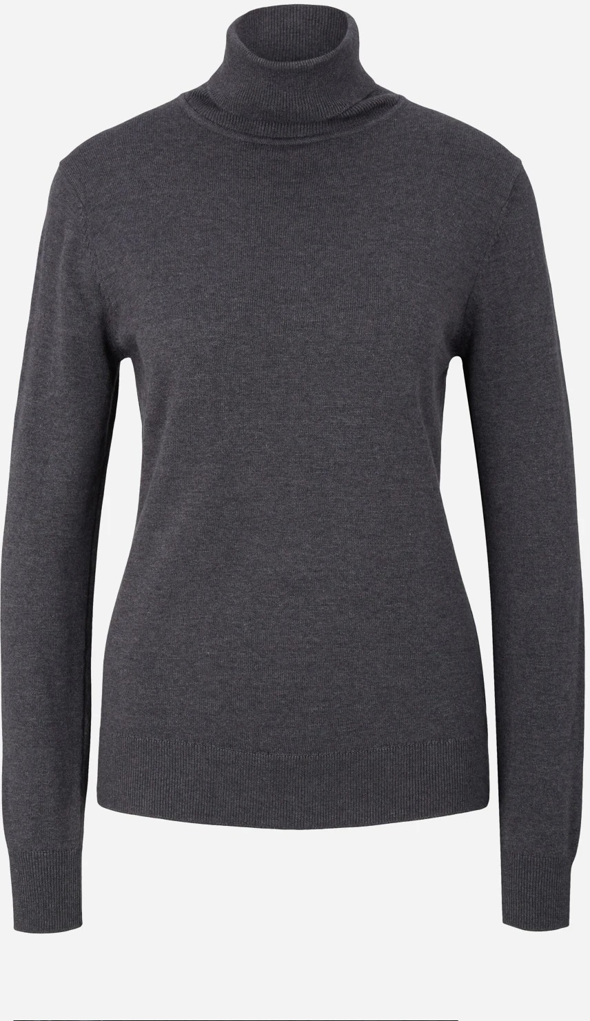 Гольф Knit basic turtleneck 1032589-30281 Tom Tailor M Темно-сірий — фото 6