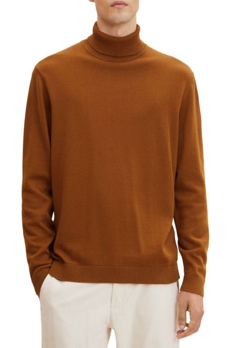 Кофта FINE KNITTED TURTLE NECK 1032304-21652 Tom Tailor XXL Коричневий — фото 1