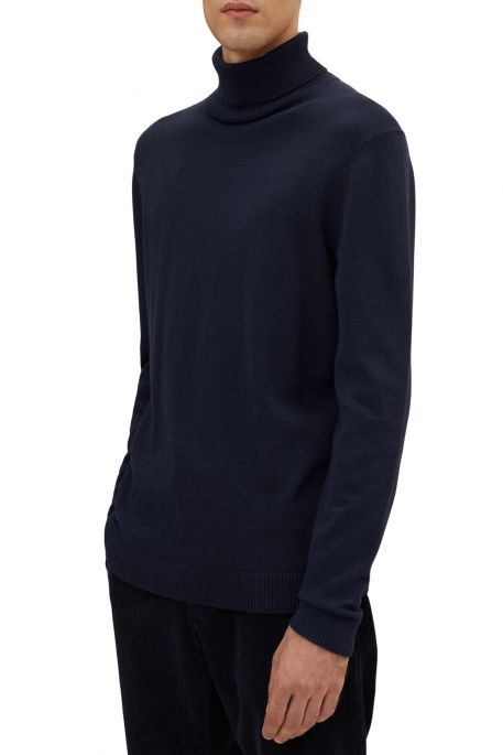Кофта FINE KNITTED TURTLE NECK 1032304-10668 Tom Tailor XXL Темно-синій — фото 1