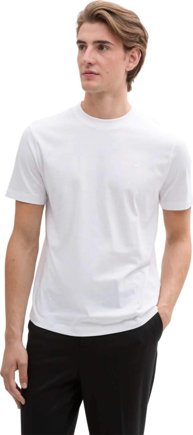 Футболка Men's Denim Slim Fit T-Shirt 1037655-10991 Tom Tailor XXL Білий — фото 2