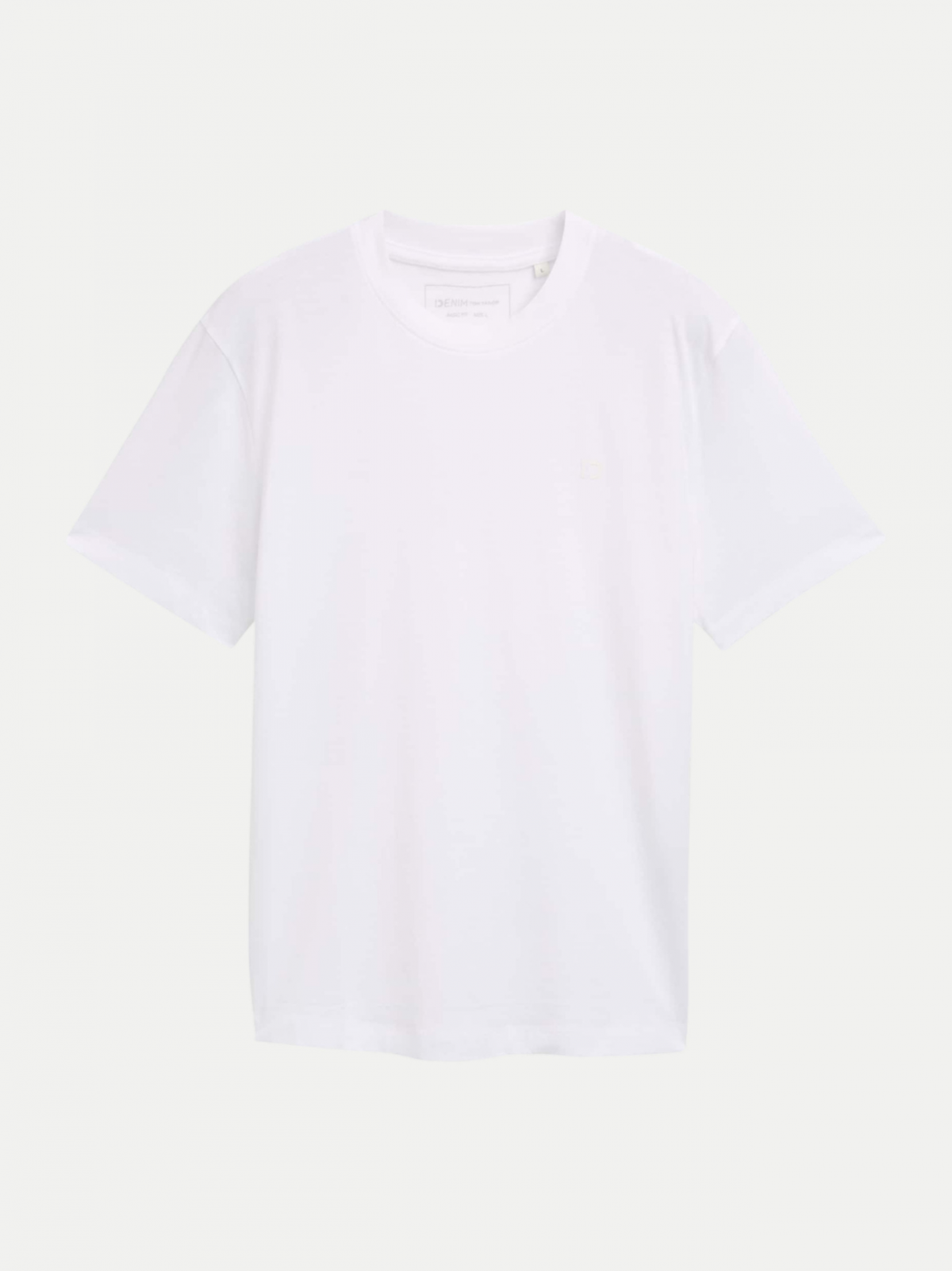 Футболка Men's Denim Slim Fit T-Shirt 1037655-10991 Tom Tailor XXL Білий — фото 5