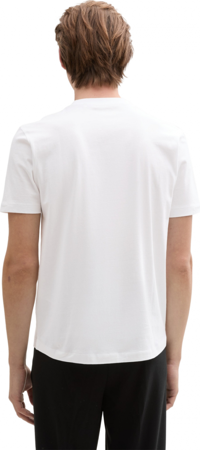 Футболка Men's Denim Slim Fit T-Shirt 1037655-10991 Tom Tailor XXL Білий — фото 3