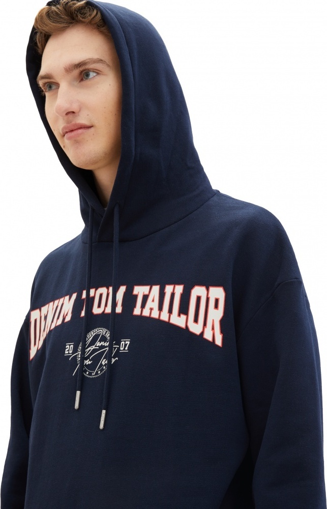 Толстовка 1039497ХХ10668 Tom Tailor XXL Темно-синій — фото 5