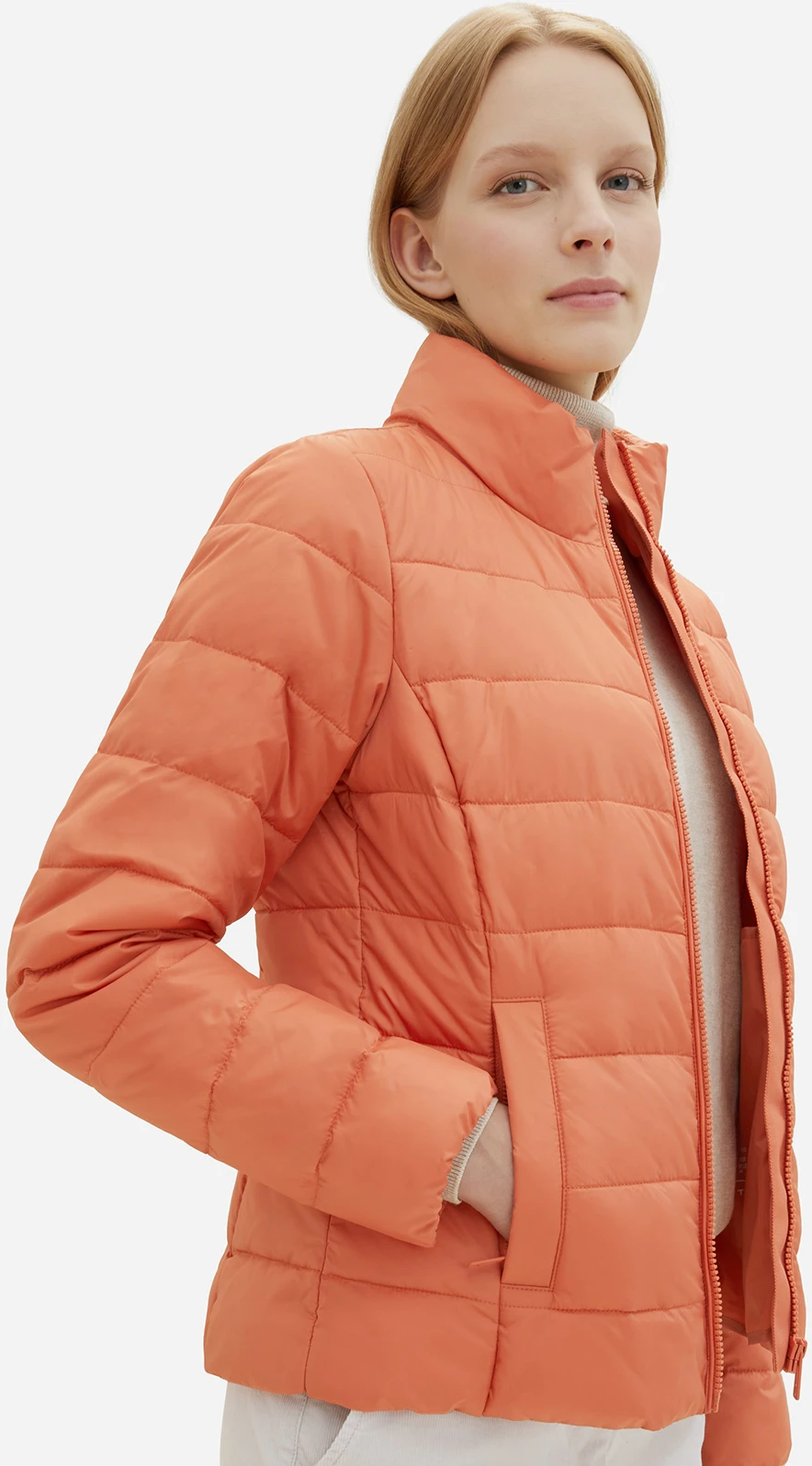 Куртка Women's jacket 1039416-28309 Tom Tailor XXL Помаранчевий — фото 3