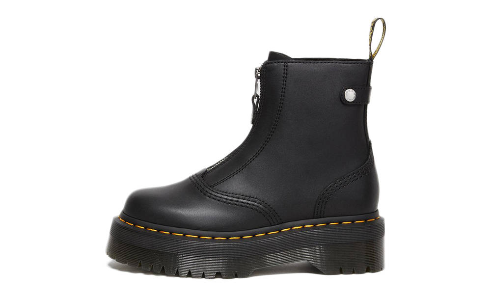 Жіноче взуття Dr. Martens Jetta Platform Zipped Black Sendal — фото 1