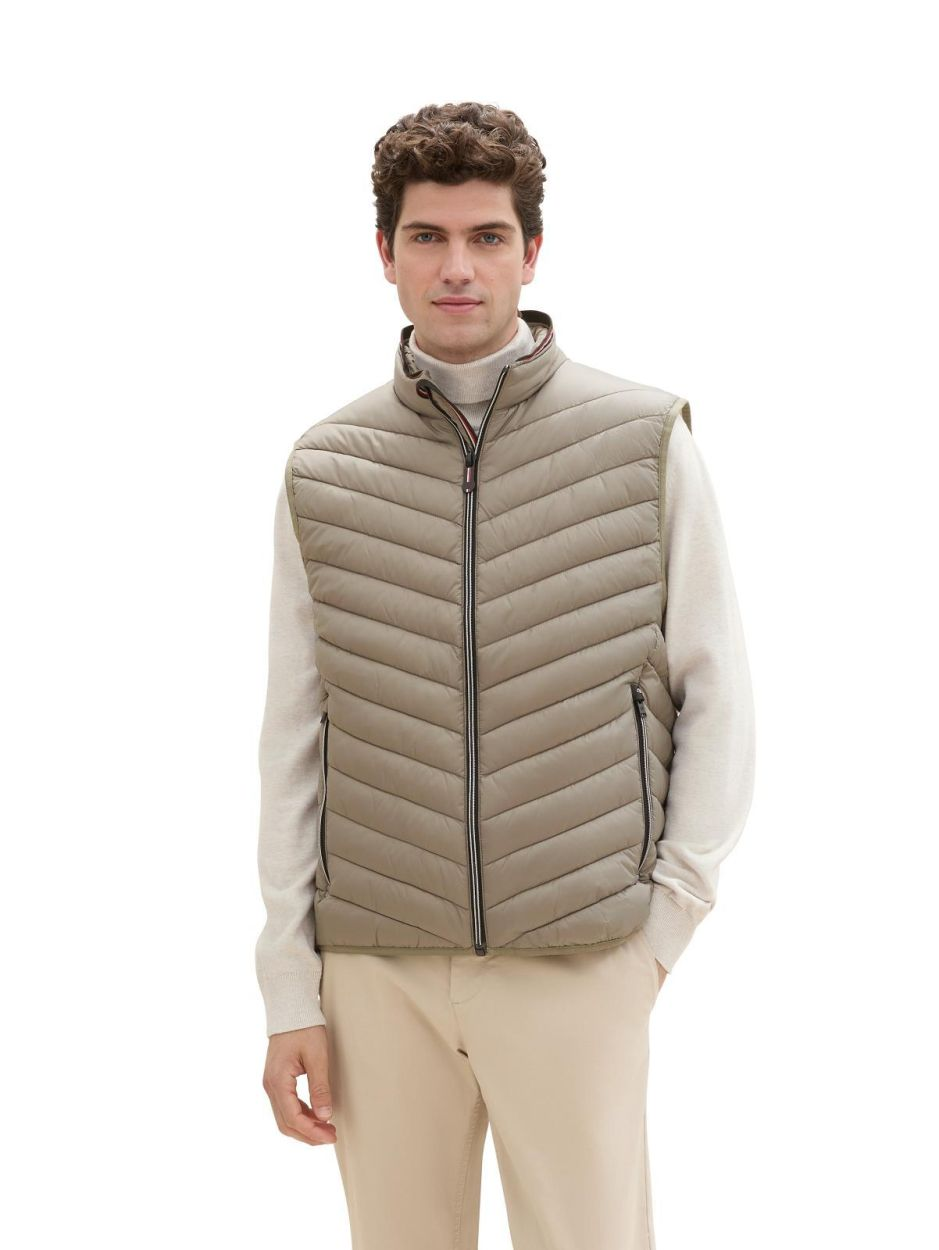 Безрукавка Leichte Weste 1041310-32097 Tom Tailor XXL Коричневий — фото 1