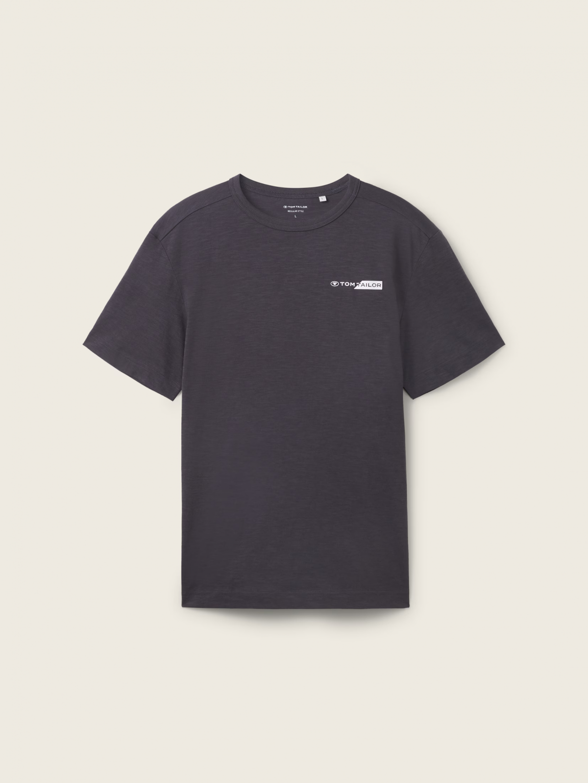 Футболка Men's Short Sleeve Shirt 1040821-10899 Tom Tailor M Темно-сірий — фото 6