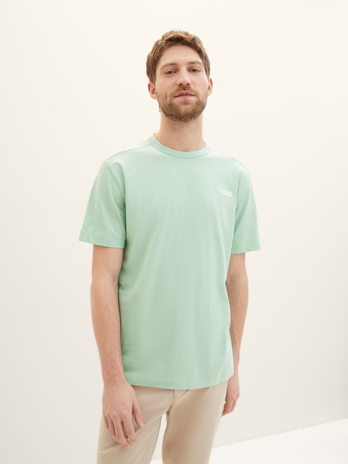 Футболка Men's Short Sleeve Shirt 1040821-23383 Tom Tailor XXL Бірюзовий — фото 2
