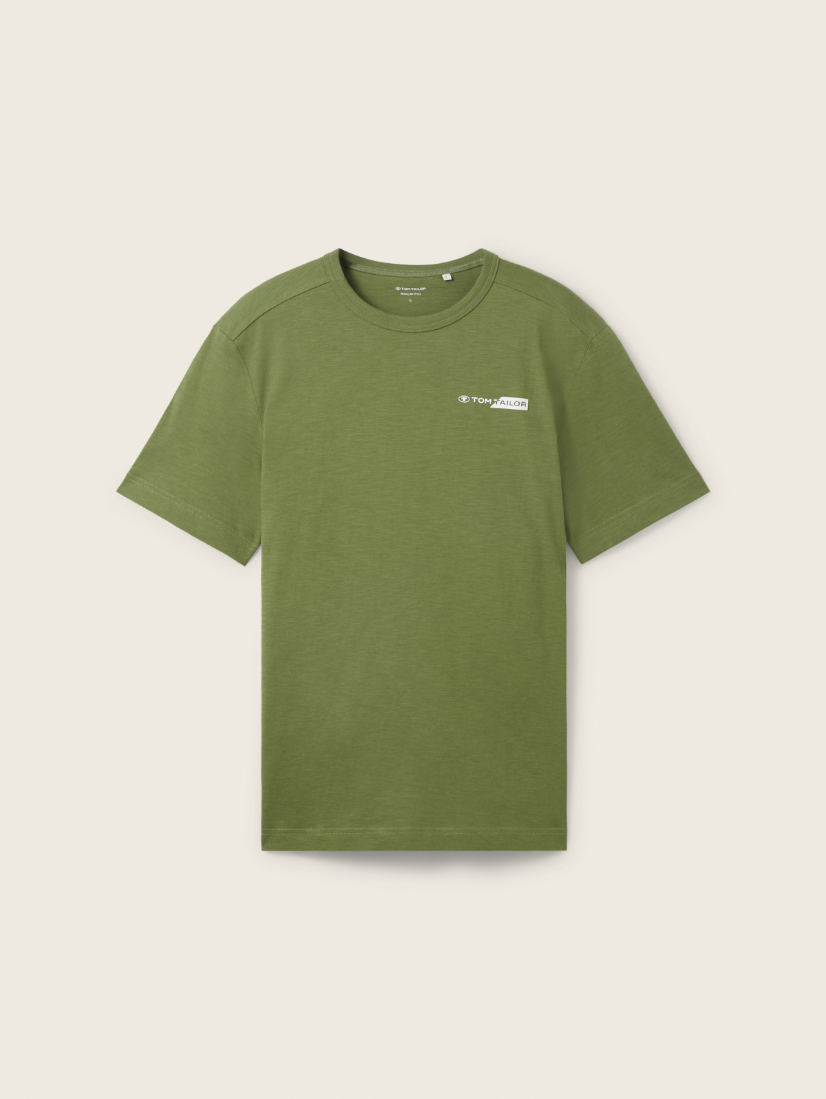 Футболка Men's Short Sleeve Shirt 1040821-21586 Tom Tailor L Зелений — фото 6