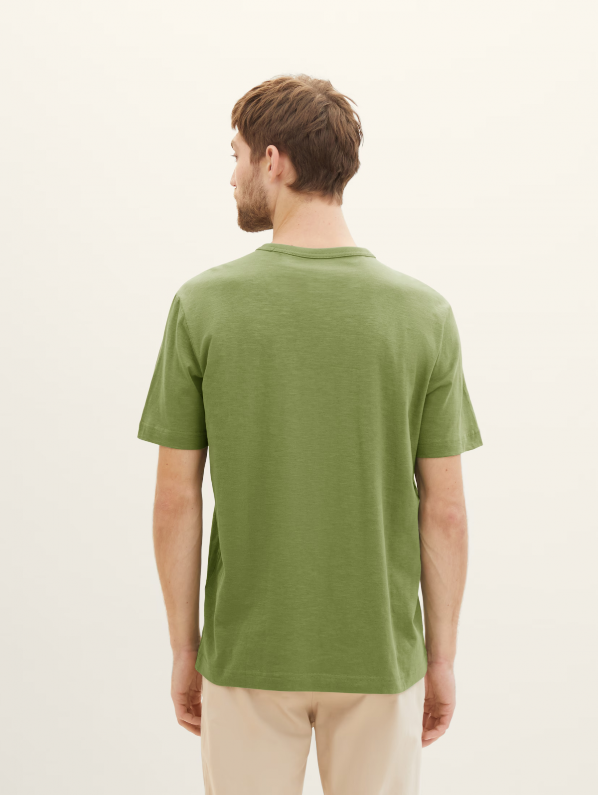 Футболка Men's Short Sleeve Shirt 1040821-21586 Tom Tailor L Зелений — фото 3
