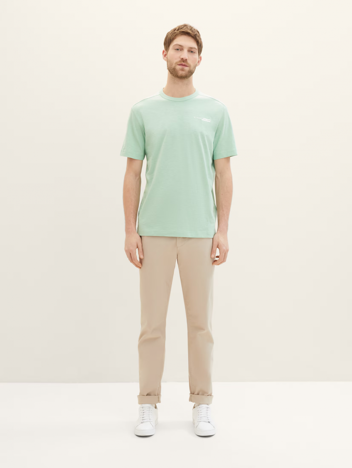 Футболка Men's Short Sleeve Shirt 1040821-23383 Tom Tailor XXL Бірюзовий — фото 5