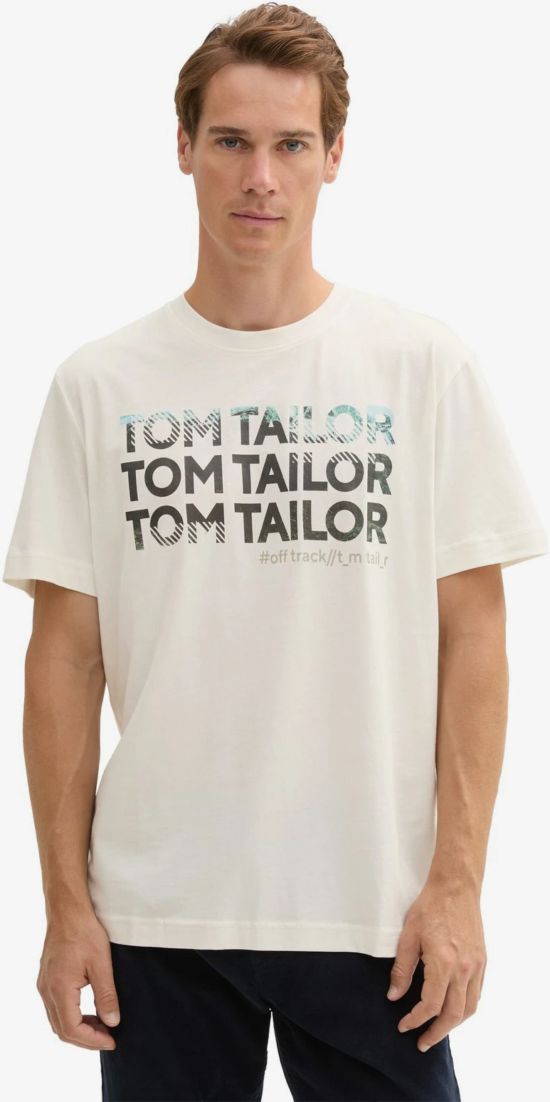 Футболка Men's T-Shirt 1044032-10332 Tom Tailor XXL Білий — фото 2