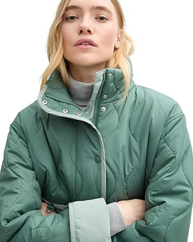 Куртка Denim Women's 1044454-19643 Tom Tailor XXL Бірюзовий — фото 4