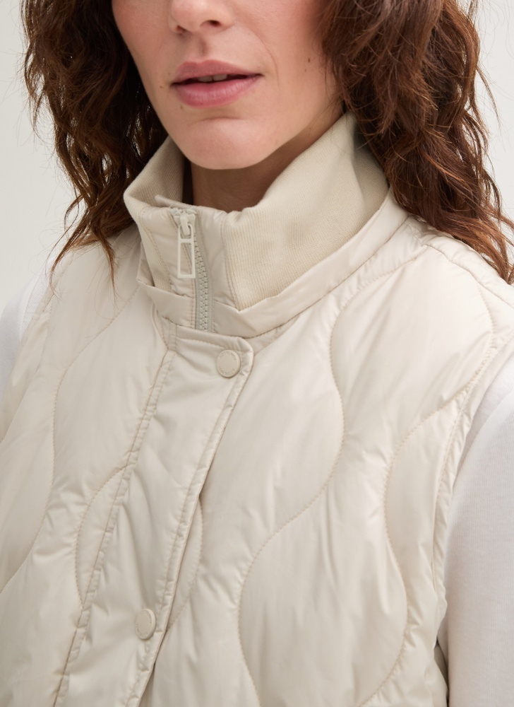 Безрукавка Women's Vest 1044397-29517 Tom Tailor XXXL Кремовий — фото 5
