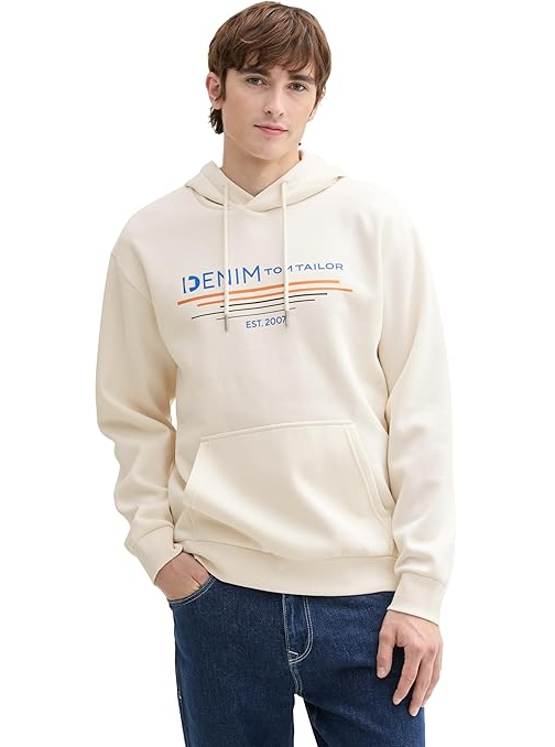 Худі Men's Sweater 1043298-14471 Tom Tailor L Кремовий — фото 1