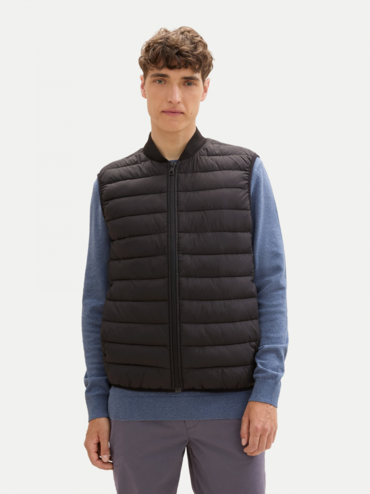Безрукавка LIGHT WEIGHT VEST 1042139-29999 Tom Tailor XXL Чорний — фото 1