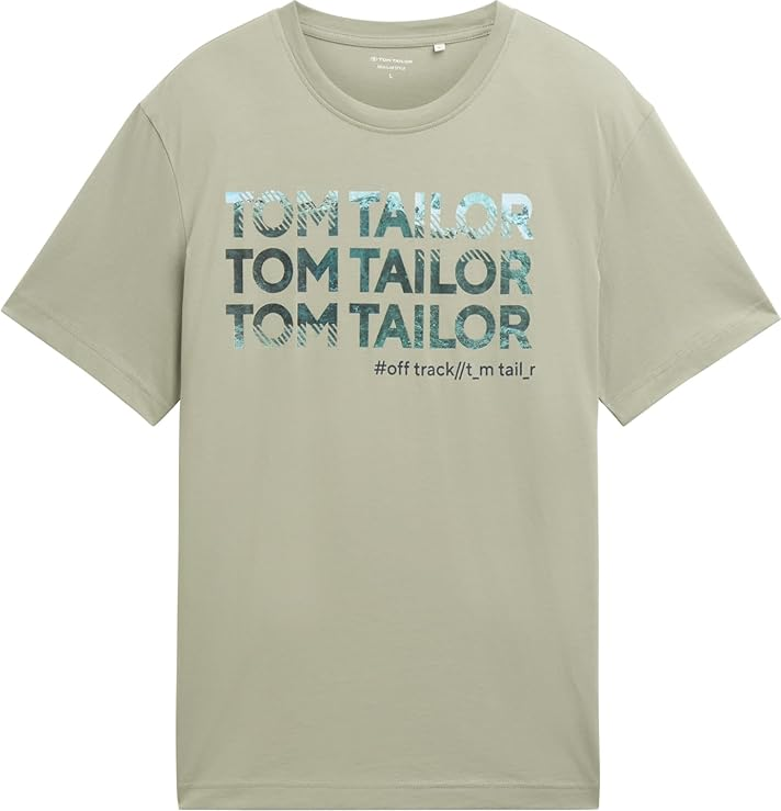 Футболка Men's T-Shirt 1044032-15615 Tom Tailor XXL Фісташковий — фото 5
