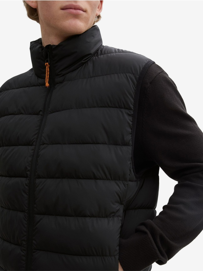 Безрукавка Men's open vest 1043826-29999 Tom Tailor XXL Чорний — фото 5