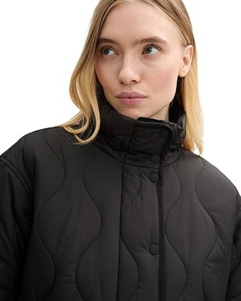 Куртка Denim Women's 1044454-14482 Tom Tailor XXL Чорний — фото 4