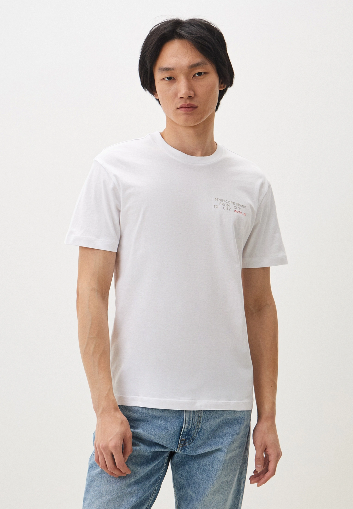 Футболка Denim men's T-shirt 1045025-20000 Tom Tailor XXL Білий — фото 2