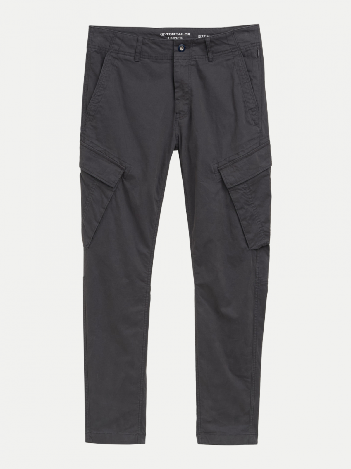 Штани Tapered cargo trousers 1044724-10899 Tom Tailor XXL Темно-сірий — фото 7