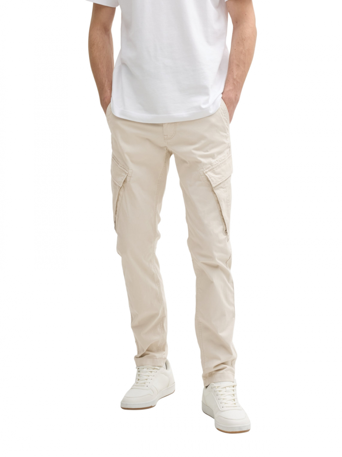Штани Tapered cargo trousers 1044724-10336 Tom Tailor XXL Бежевий — фото 1