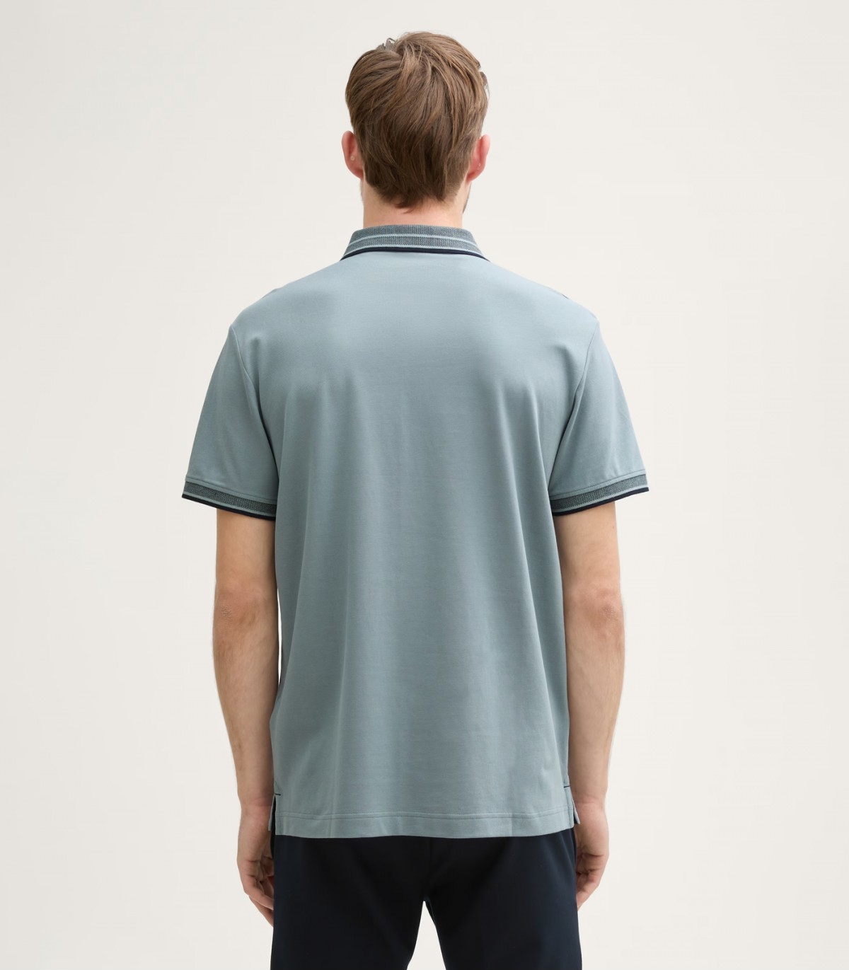 Поло POLO SHIRT WITH STRETCH 1045629-27475 Tom Tailor XXL Зелений — фото 4