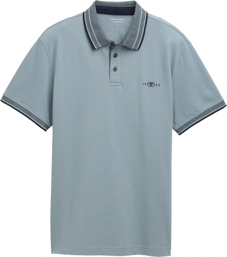 Поло POLO SHIRT WITH STRETCH 1045629-27475 Tom Tailor XXL Зелений — фото 6