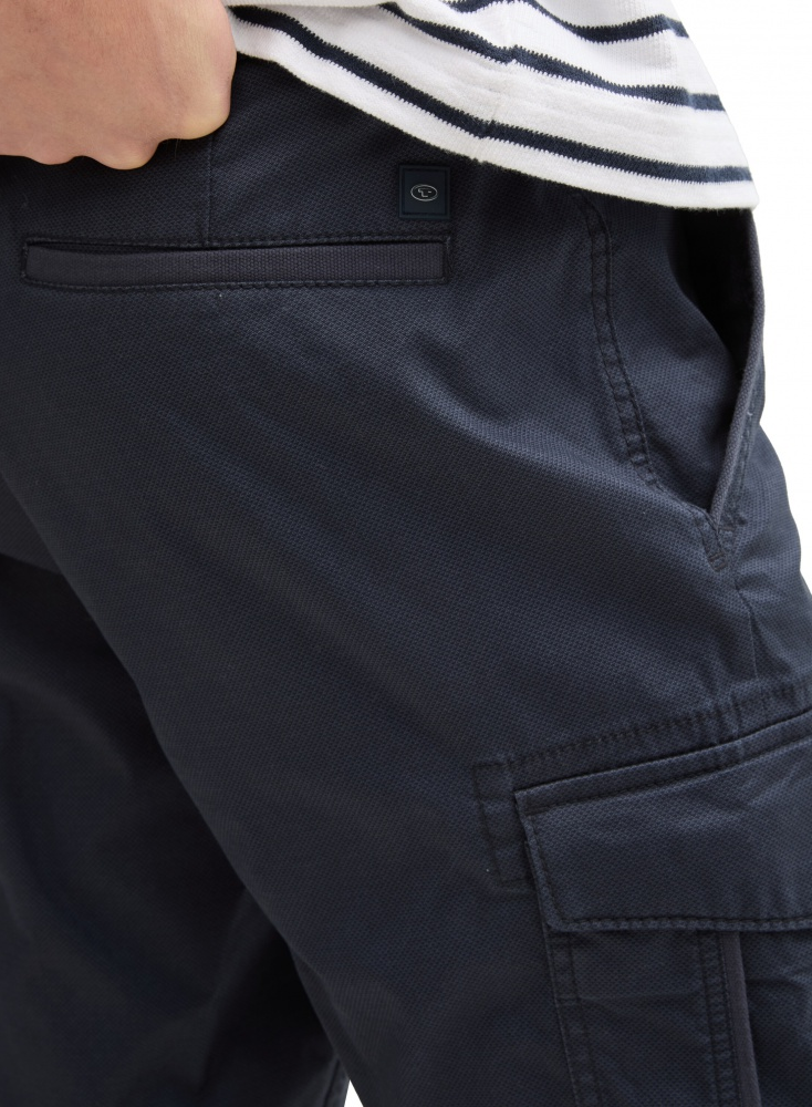 Шорти men's Bermuda shorts 1044709-37213 Tom Tailor 30 Темно-синій — фото 4