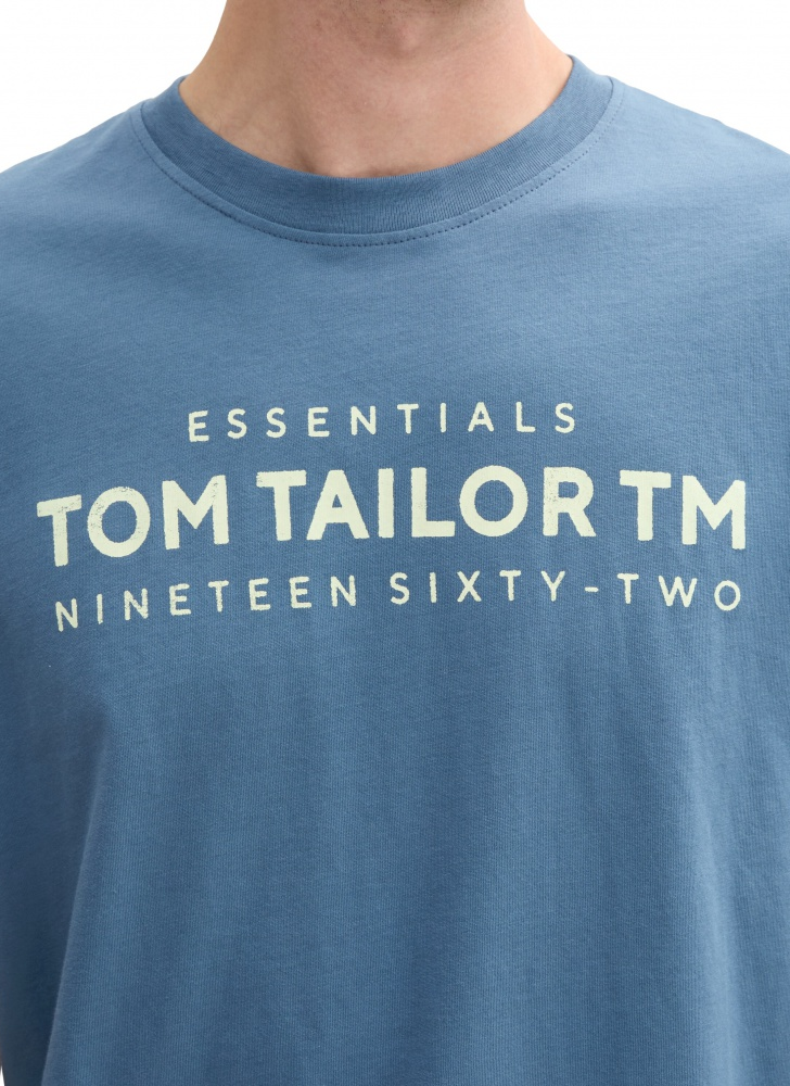 Футболка MEN'S T-SHIRT 1045631-36985 Tom Tailor XXXL Синій — фото 4