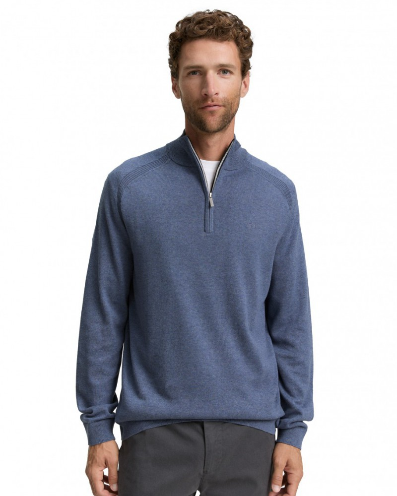 Кофта men's sweater 1047569-18964 Tom Tailor XXL Синій — фото 1