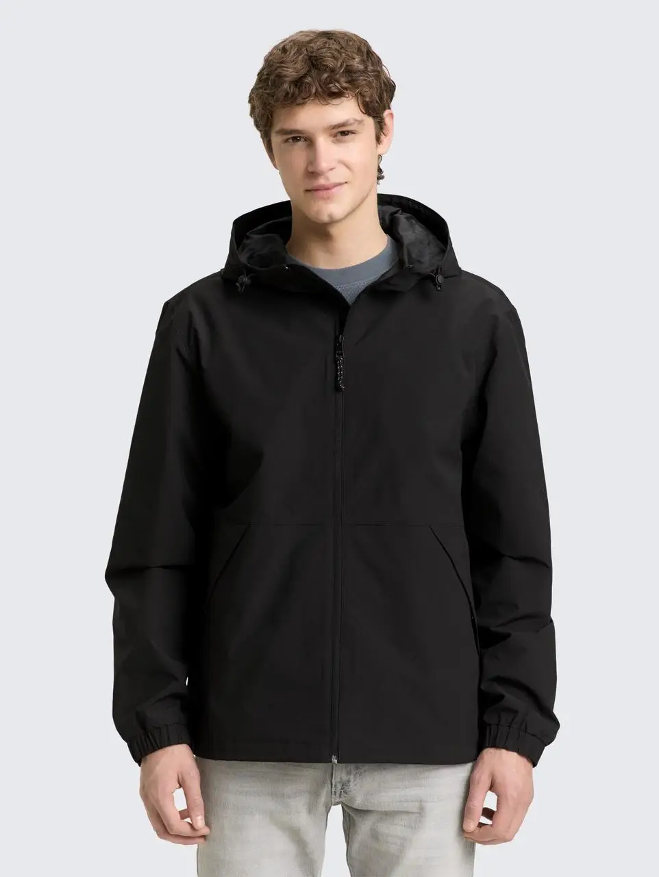 Вітровка Men's Jacket 1049968-29999 Tom Tailor XXL Чорний — фото 2